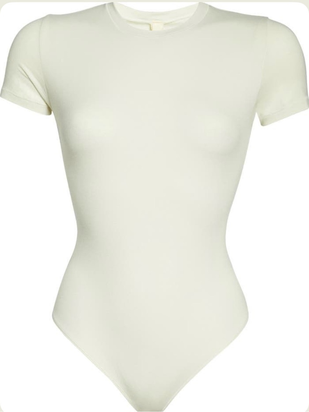 SKIMS Stretch Cotton Jersey T-Shirt Bodysuit